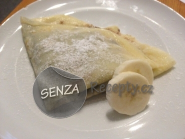 Francouzské palačinky s Nutellou a banánem