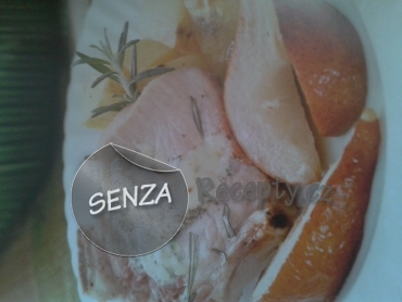 Vepřové kotlety s hruškami a rozmarýnem
