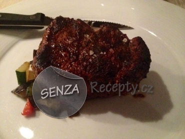 Beef steak na grilované zelenině