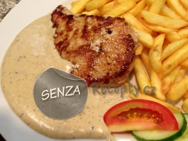 Steak s pepřovou omáčkou
