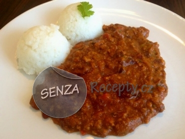 Chilli con carne s dušenou rýží